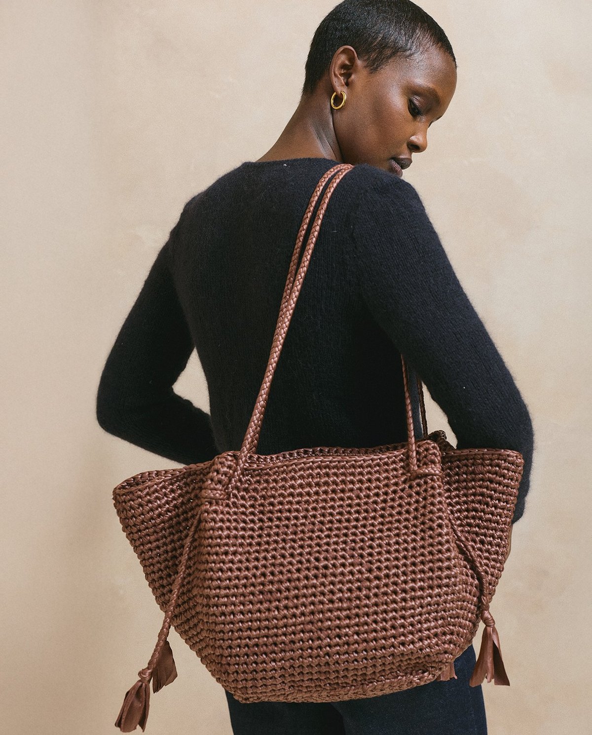 Kit Crochet Happywool : Le Sac HUGO en Phil Similicuir