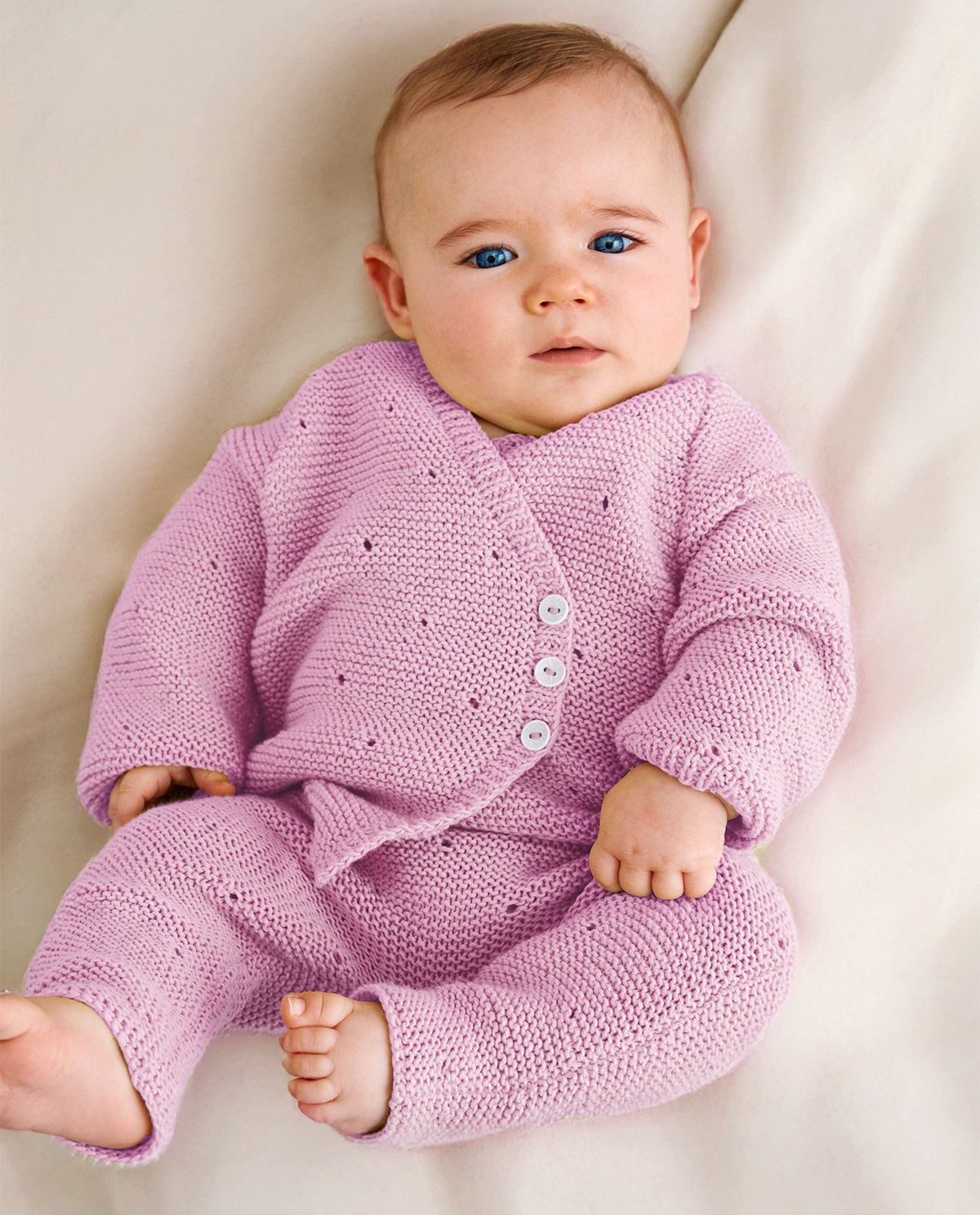 Patron pdf tricot Phildar : Modèle Layette Bébé Pantalon Edgar