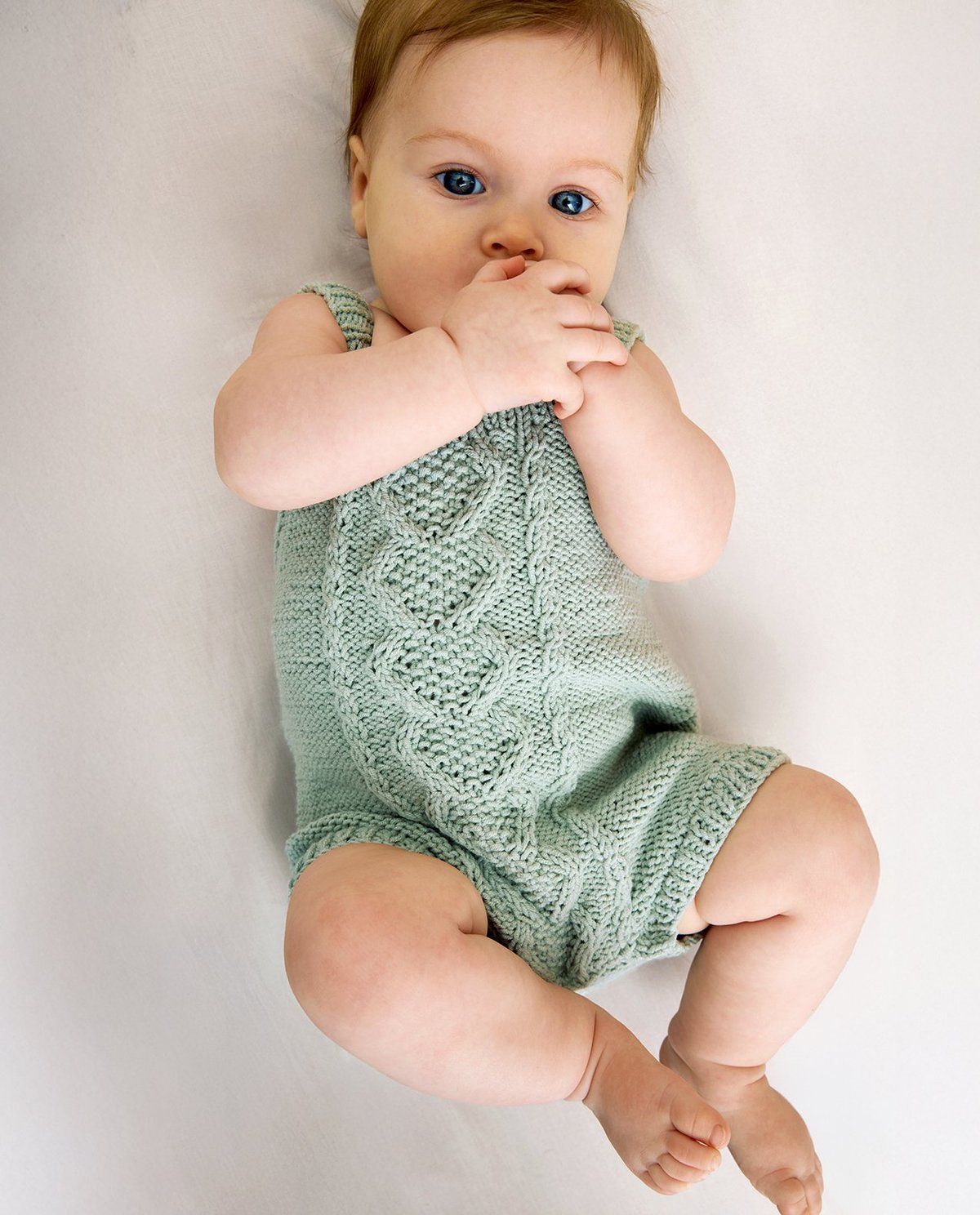 Patron pdf tricot Phildar : Modèle Layette Bébé Barboteuse Emilio