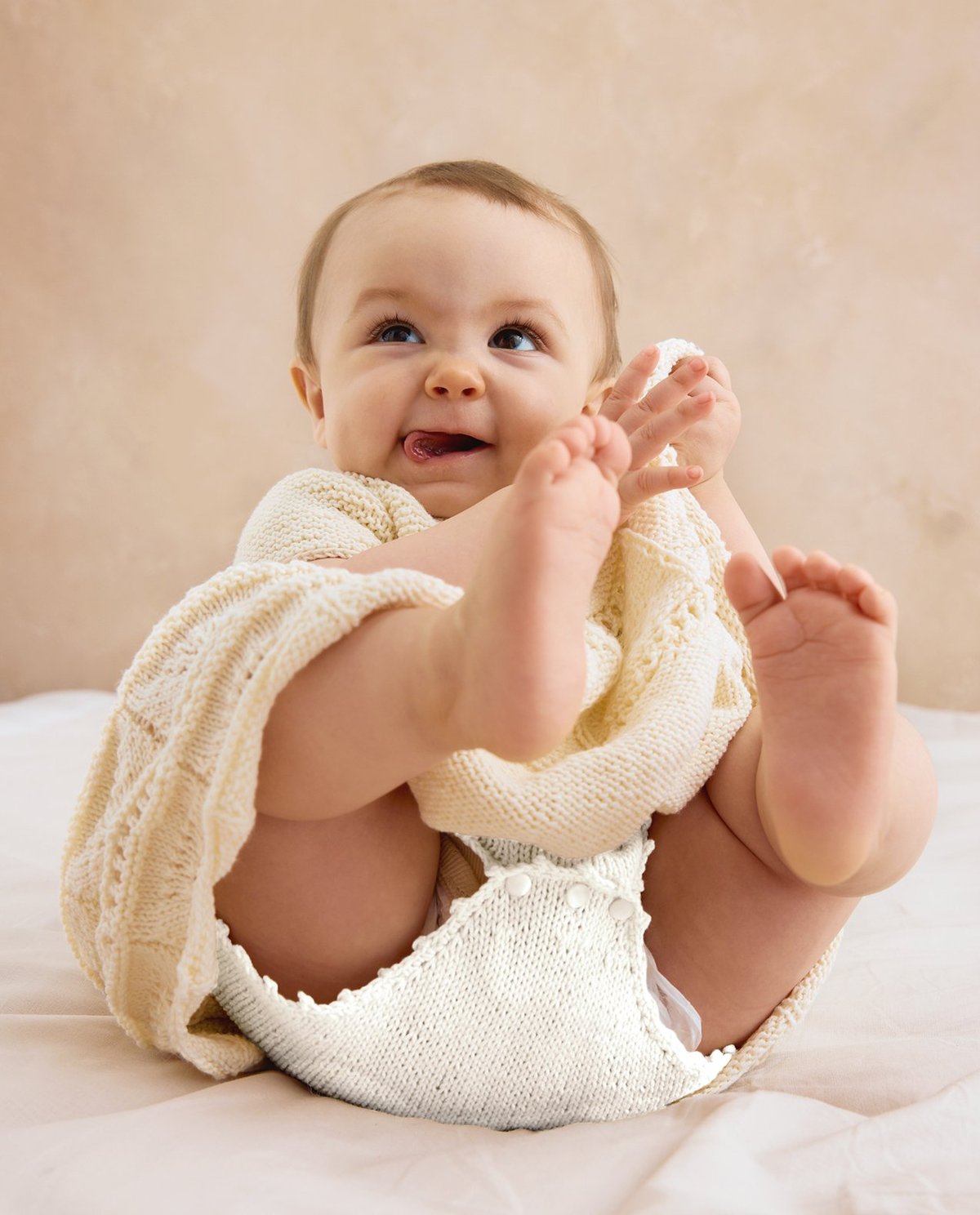 Patron pdf tricot Phildar : Modèle Layette Bébé Bloomer Elizette