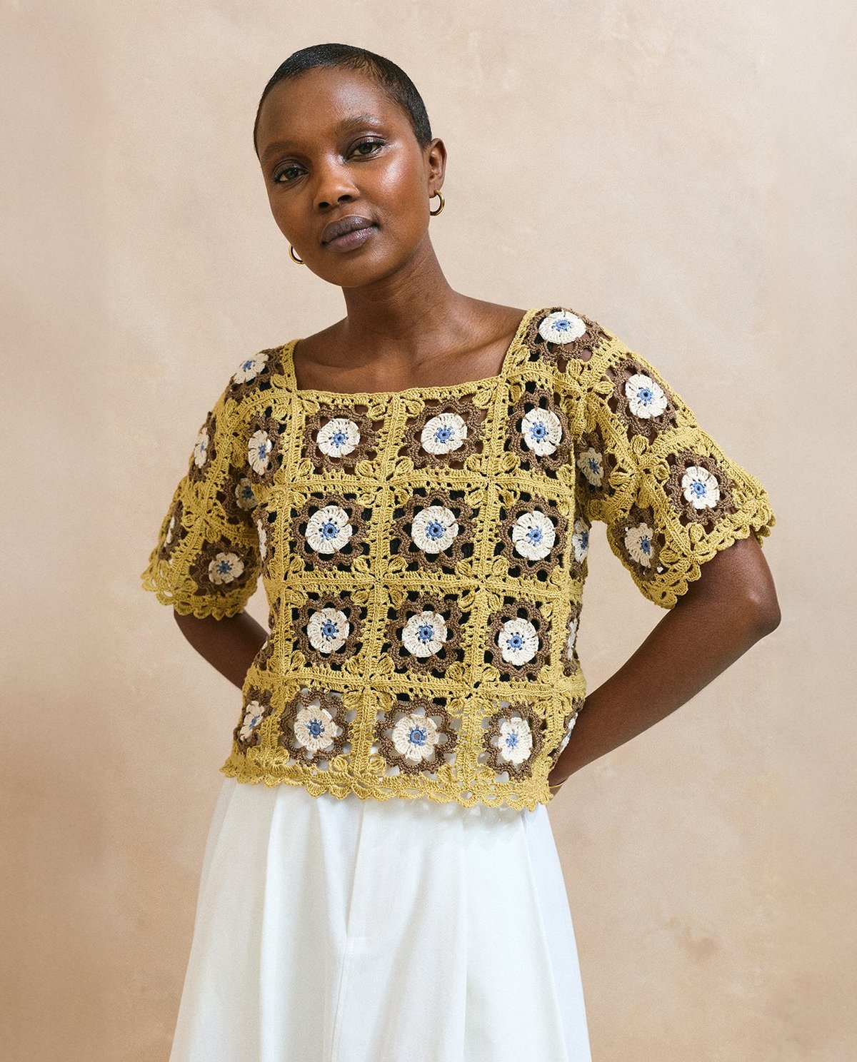 Patron PDF Crochet Phildar : le pull Femme Héléna