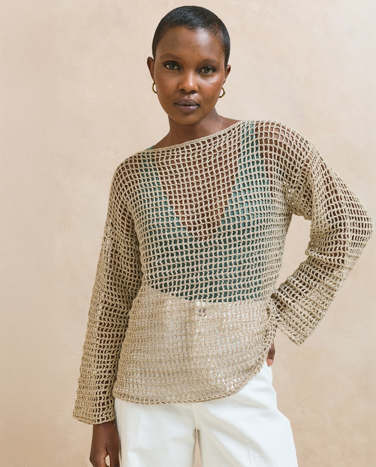 Kit Crochet Phildar : le pull femme Issa Niveau Facile