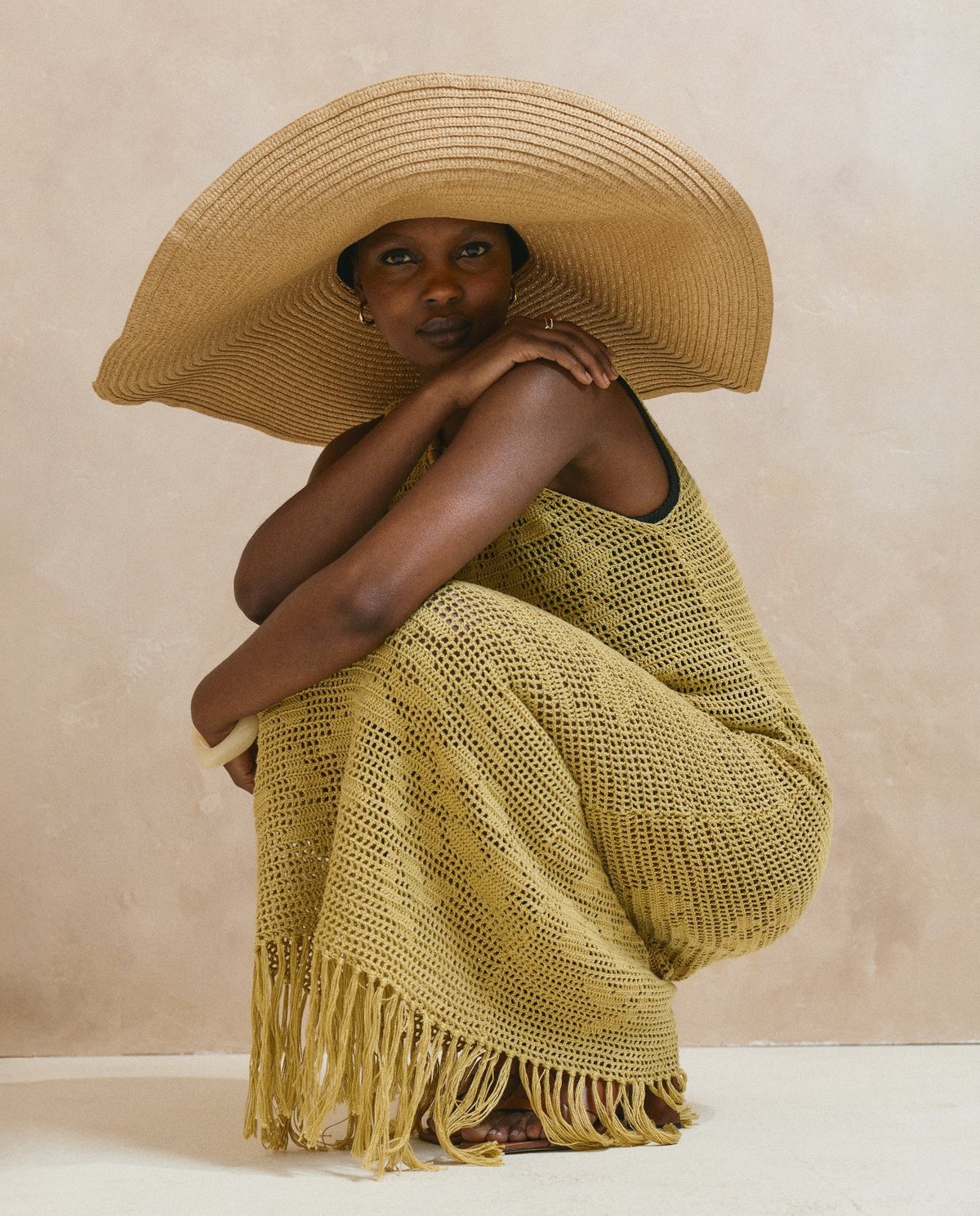 Patron PDF Crochet Phildar : le robe longue femme Heulalie