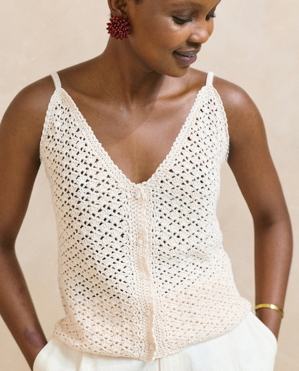 Patron PDF Crochet Phildar : le Top Femme Hava