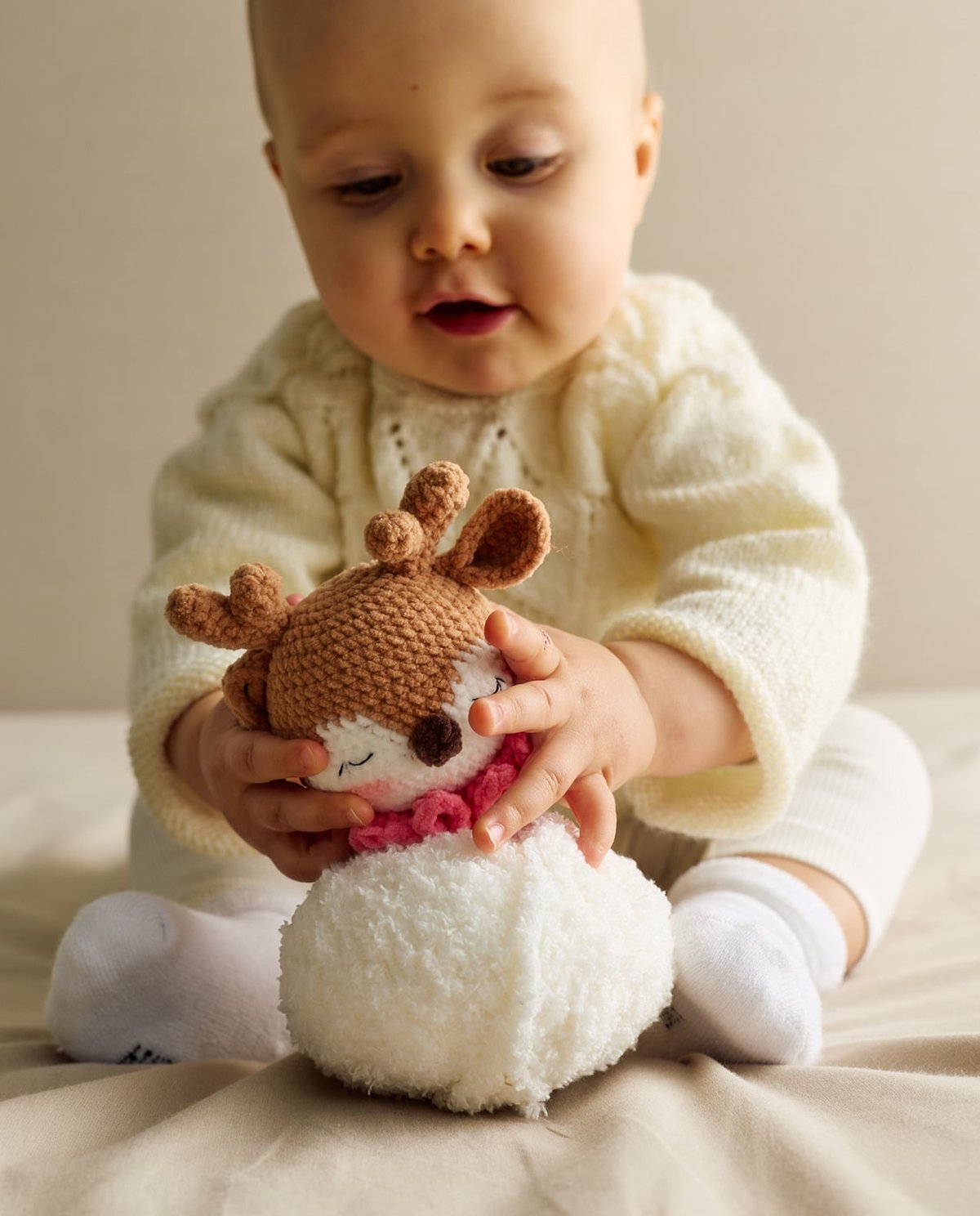 PHILDAR - PHIL ROUDOUDOU KIT CROCHET TRICOT DOUDOU BICHE