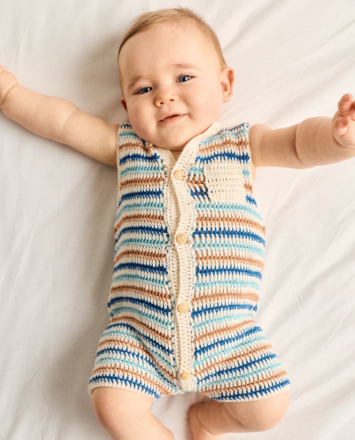 Patron PDF Crochet Phildar : Le combishort LUBIN en Phil Soft Cotton