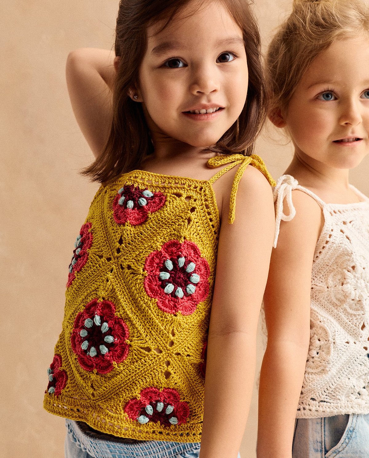 Kit Crochet Phildar : le débardeur fille MAE en phil perlé 5