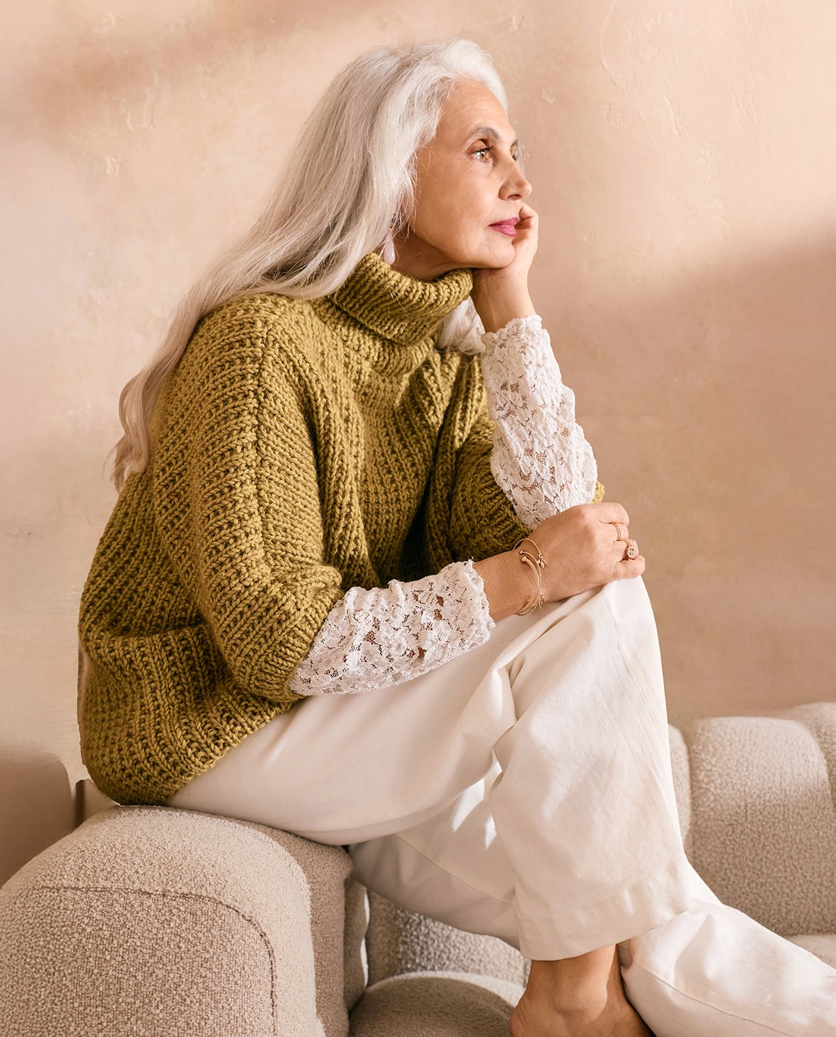 Patron PDF Tricot Phildar : Modèle le pull PARIS en Phil Imaginaire et mohair soie - Niveau Facile