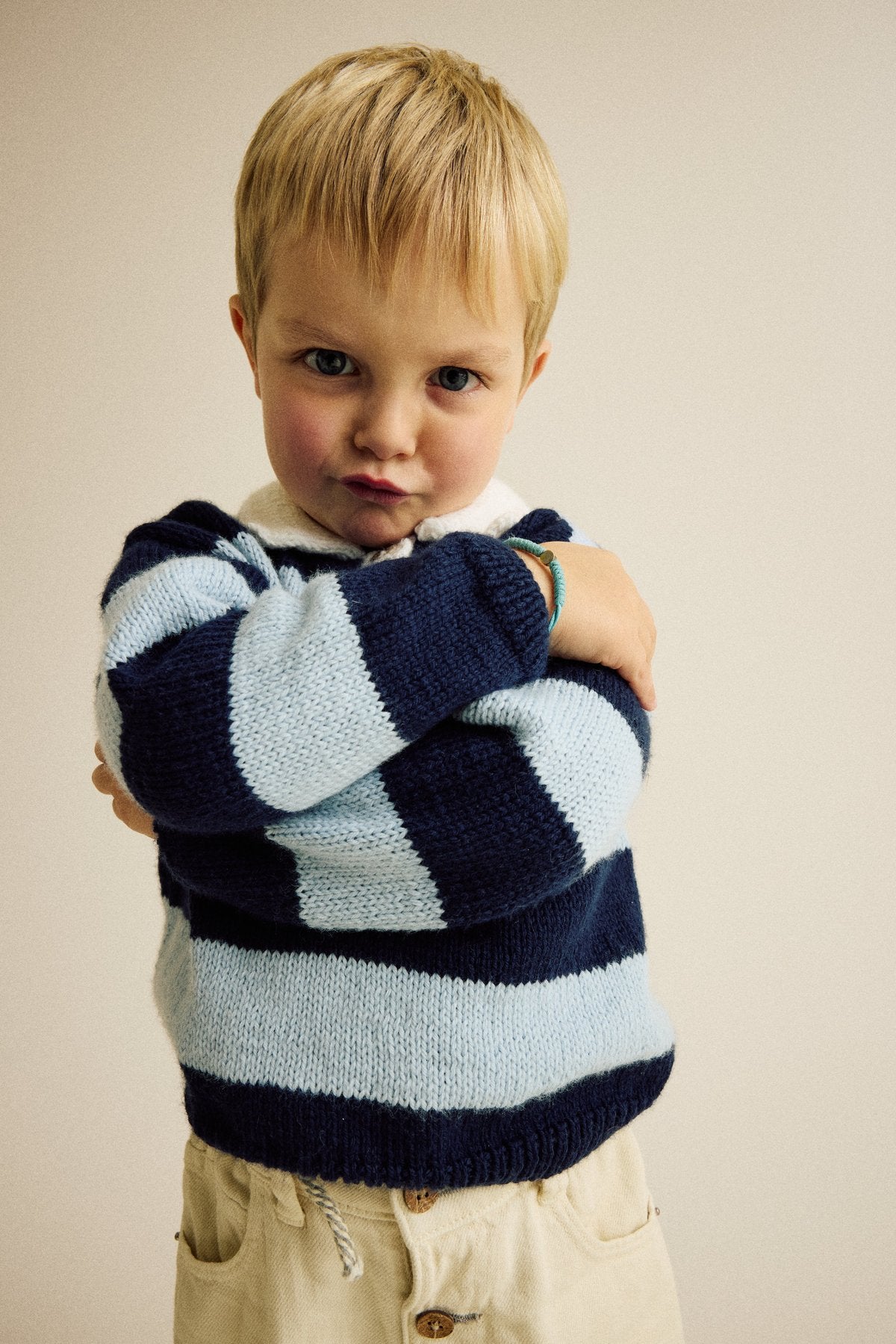 Patron pdf tricot Phildar : Modèle Enfant Le Pull SOHAN en Phil Caresse Intermédiaire