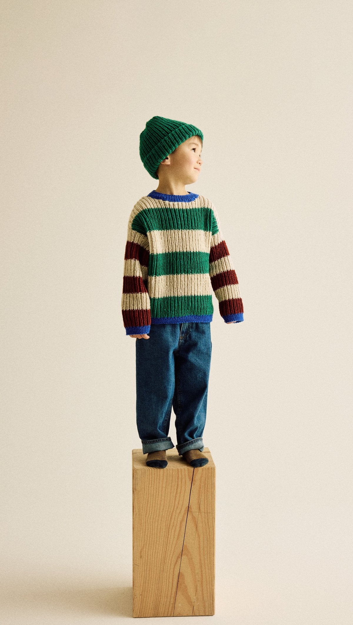 Patron pdf tricot Phildar : Modèle Enfant Le Pull TITOUAN en Phil Imaginaire 3.5 Intermédiaire