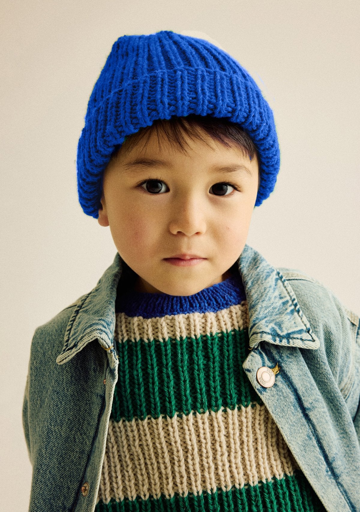 Kit Tricot Phildar : Modèle Enfant Le Bonnet SAUL en Phil Imaginaire 3.5 Facile