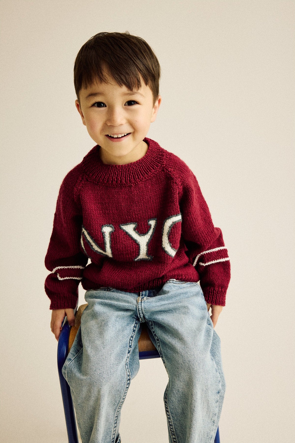 Patron pdf tricot Phildar : Modèle Enfant Le Pull TILIO en Phil Imaginaire 3.5 Intermédiaire