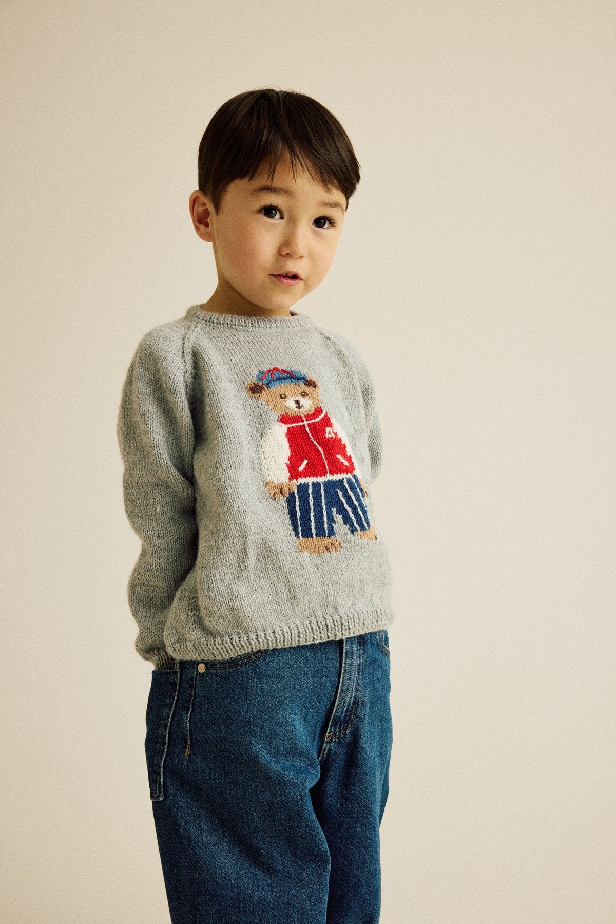 Patron pdf tricot Phildar : Modèle Enfant Le Pull TOM en Phil Lambswool Intermédiaire