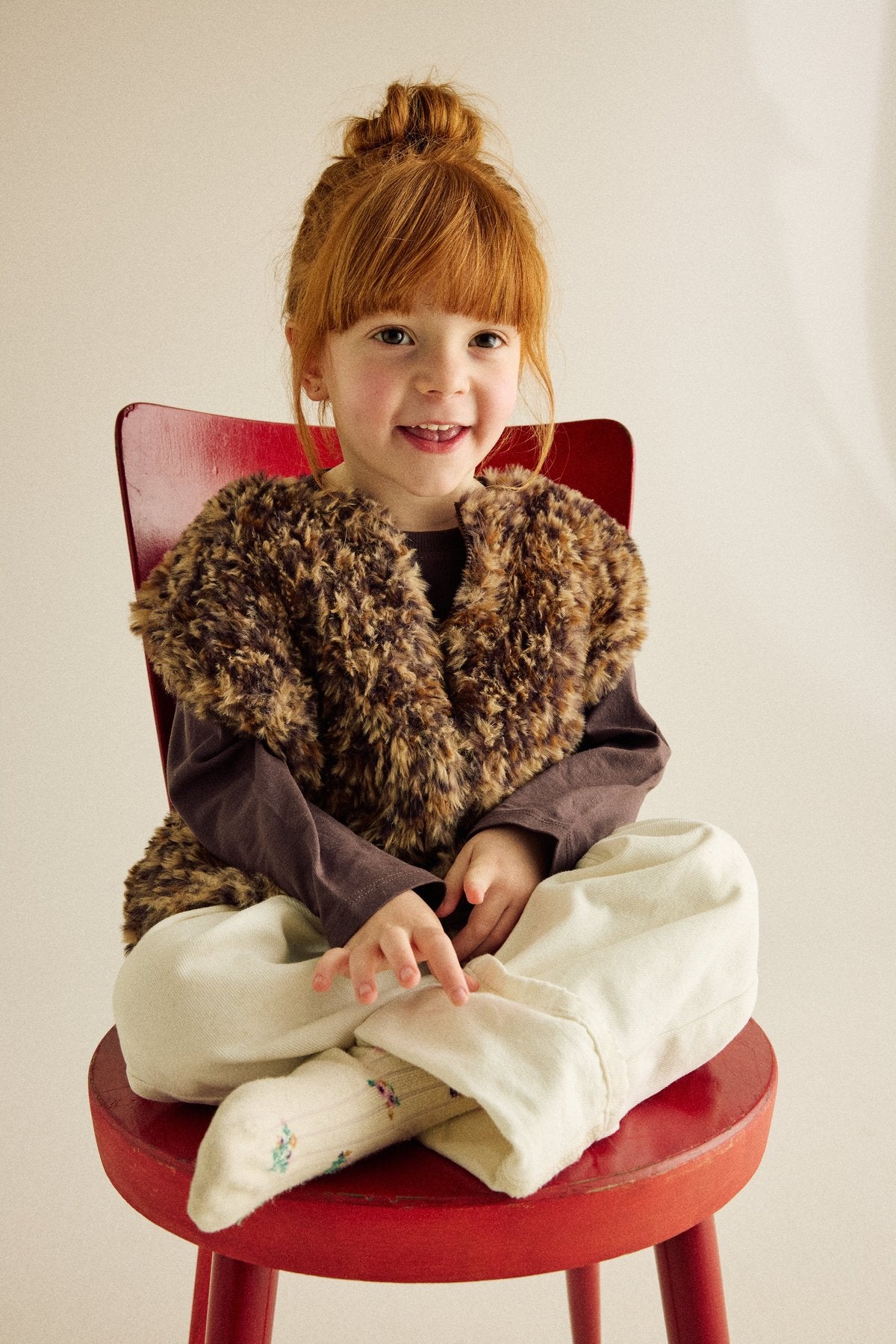 Patron pdf tricot Phildar : Modèle Enfant Le gilet SABINA Phil Inuit Facile