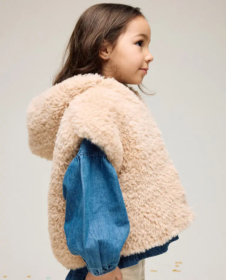 Patron PDF Tricot Phildar : Modèle enfant Cape YELIE en phil Inuit - Facile