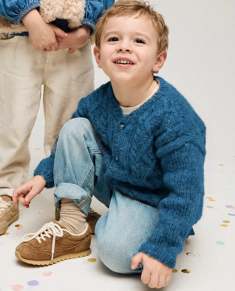 Patron PDF Tricot Phildar : Modèle enfant gilet YANIS en Phil Givre - Intermédiaire