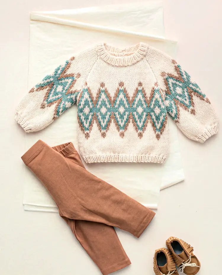 Patron PDF Tricot crochet Phildar : Modèle pull bébé ANATOLE en phil Imaginaire - Intermédiaire