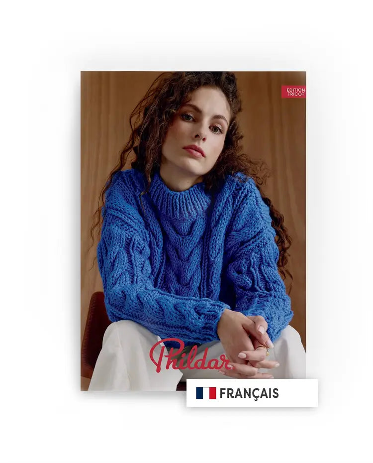 PHILDAR : CATALOGUE PAPIER TRICOT FEMME N°285 - 17 MODELES GROS FILS 2026