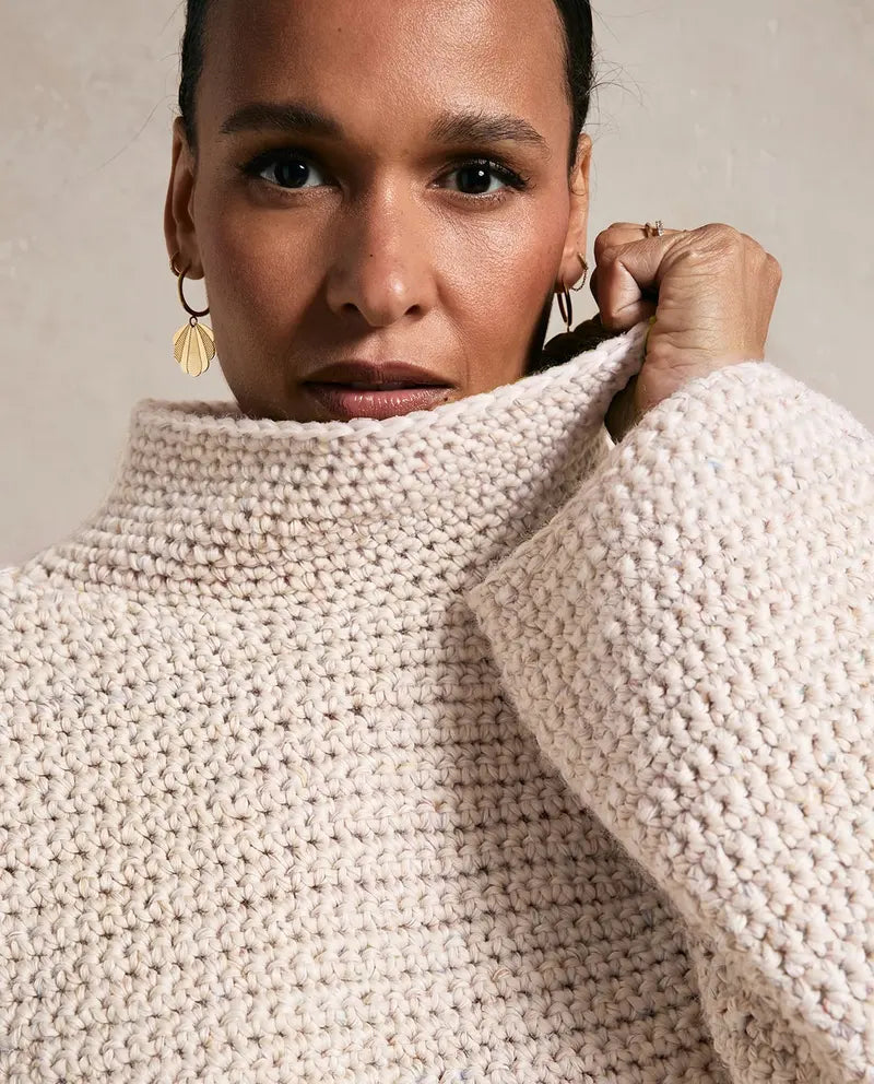 Patron PDF Crochet Phildar :modèle femme le pull ALICIA en phil Iris
