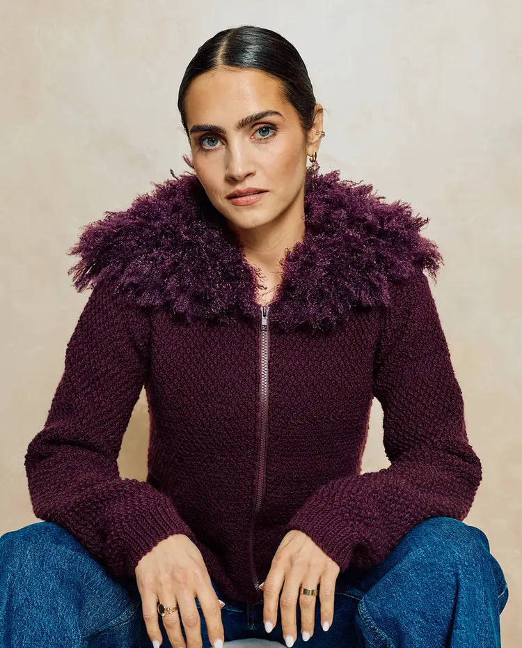 Patron PDF Tricot Phildar : Modèle gilet BRYNN en phil irlandais et siberia - Facile