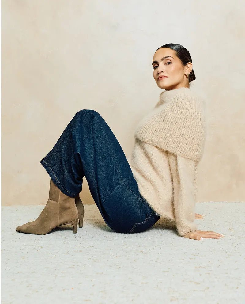 Patron PDF Tricot Phildar : Modèle femme pull BRUME en phil Hairy