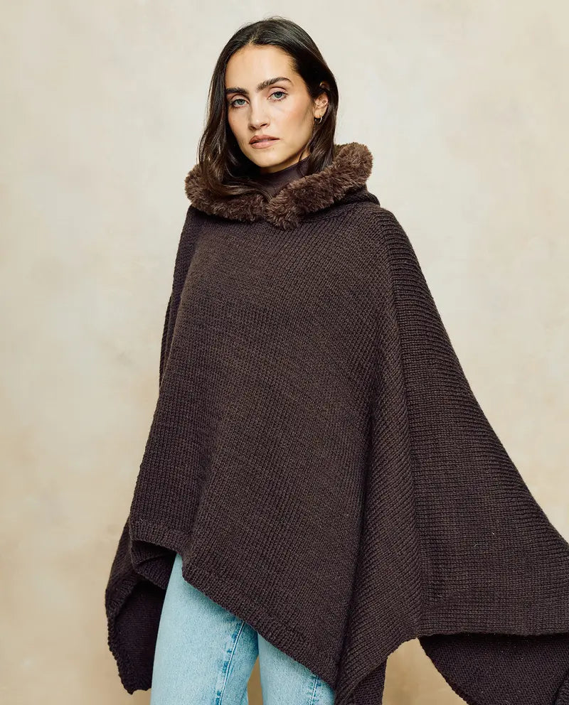 Patron PDF Tricot Phildar : Modèle femme cape BLANCHE en phil imaginaire