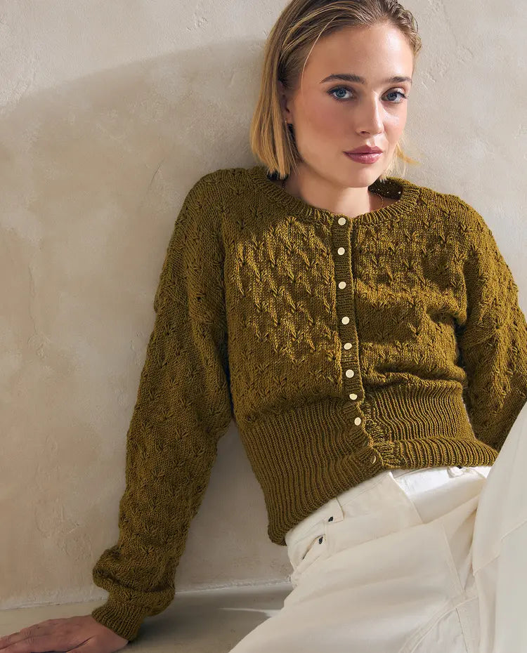 Patron PDF Tricot Phildar : Modèle femme gilet CANDY en phil mérinos - Intermédiaire