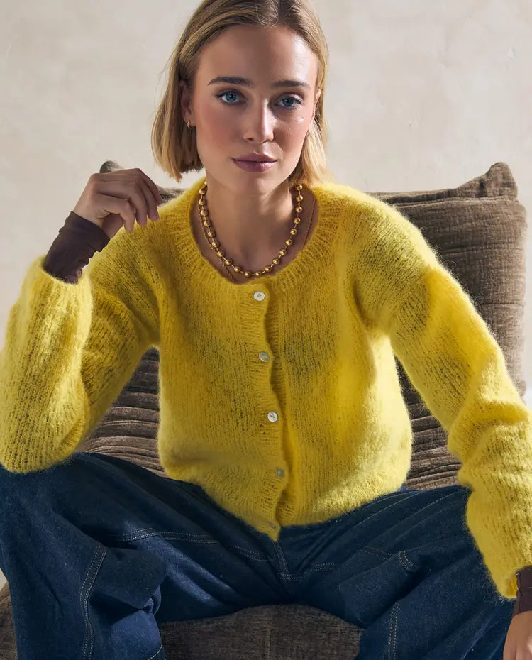 Patron Tricot Phildar : modèle femme le gilet CAPUCINE Phil chic - facile