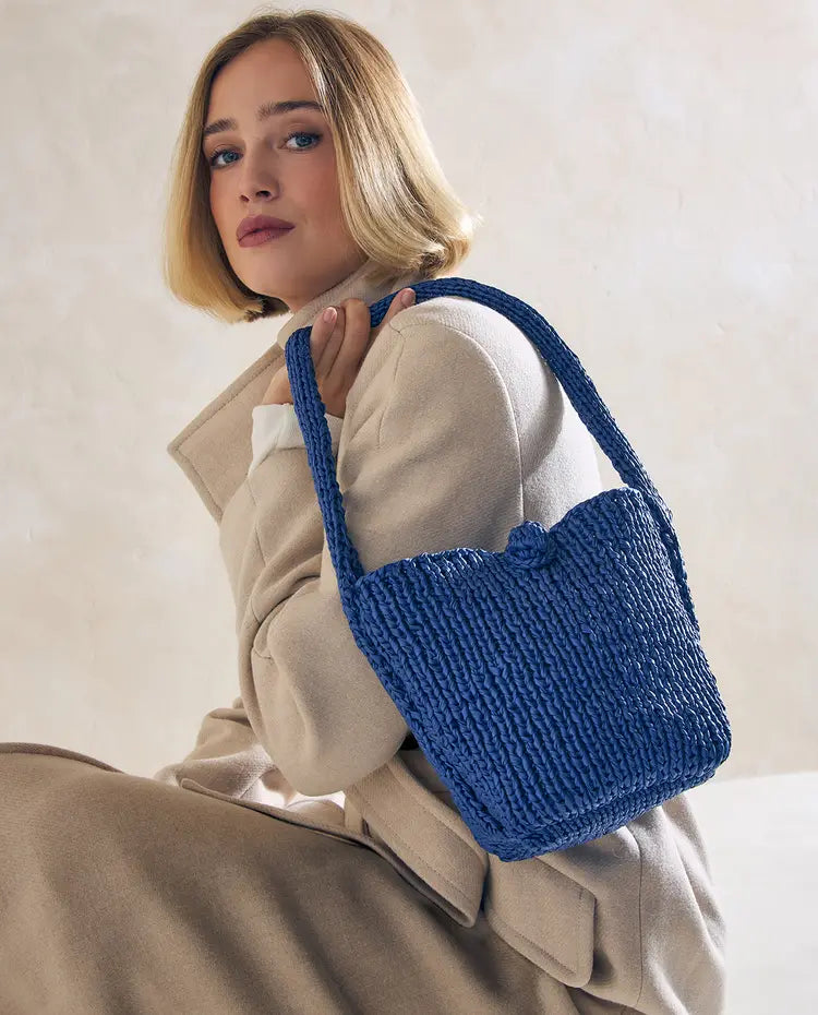 Kit Tricot Phildar : Modèle femme le sac COCO - Phil Similicuir - Intermédiaire