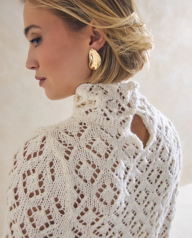 Patron PDF Tricot Phildar : Modèle femme le pull CAMILLA Phil soie mérinos - expert