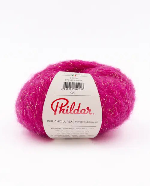 PHILDAR - PHIL CHIC LUREX - MAGENTA