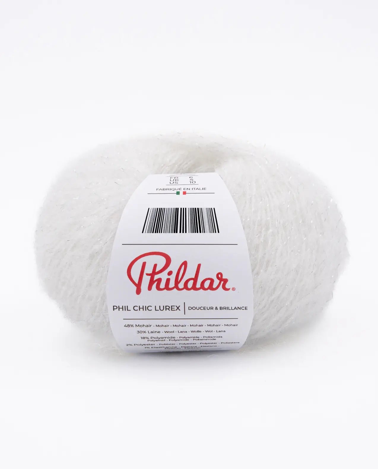 PHILDAR - PHIL CHIC LUREX - BLANC