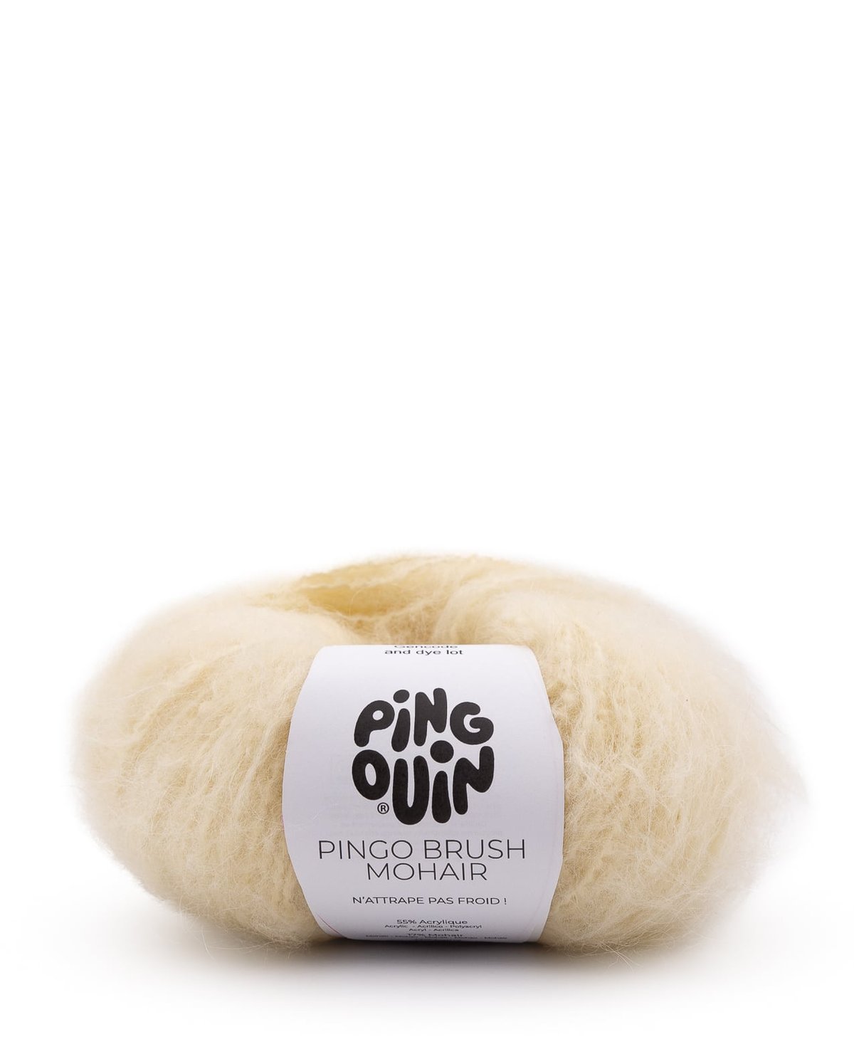 PINGOUIN - PINGO BRUSH MOHAIR - BUTTER YELLOW