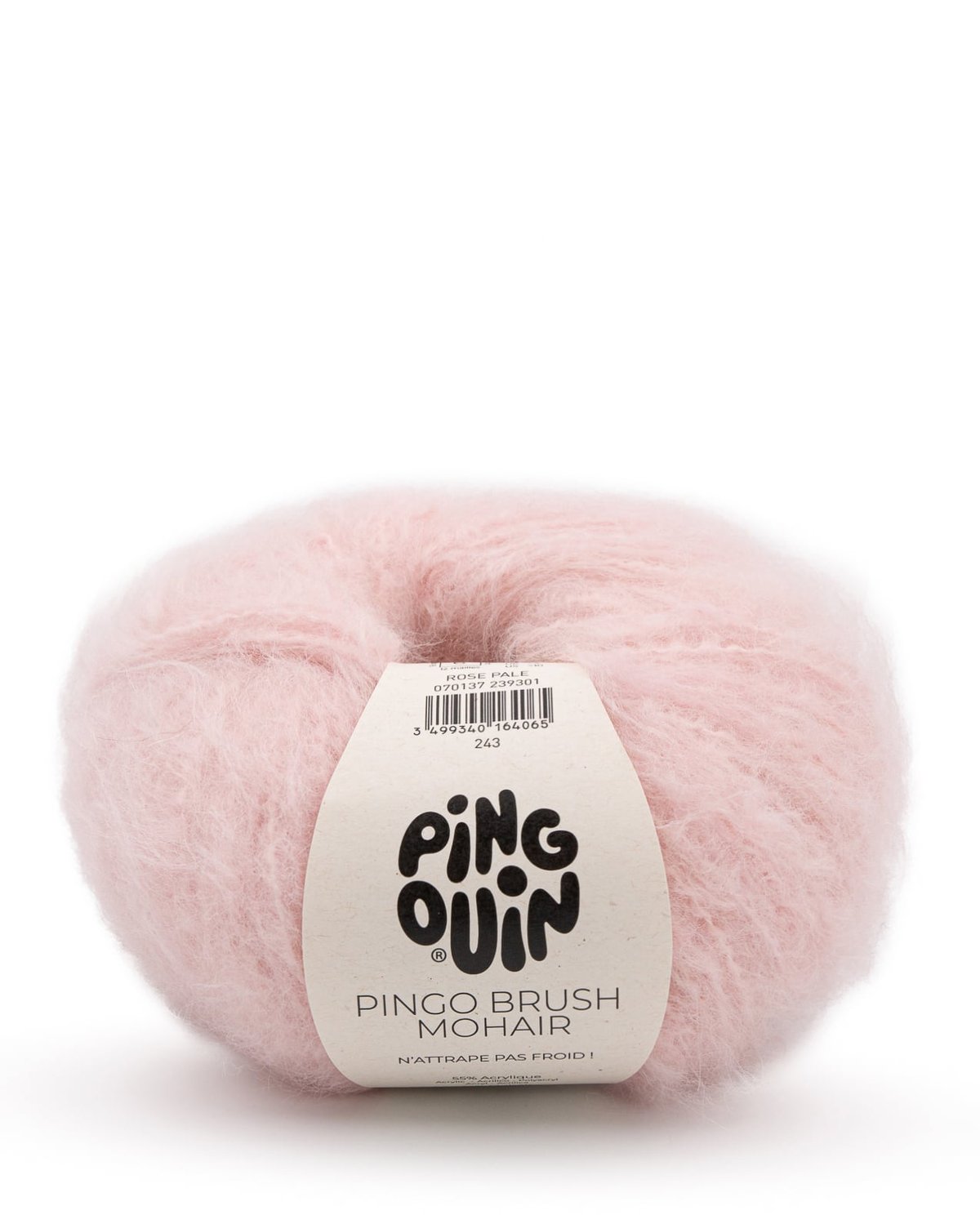 PINGOUIN - PINGO BRUSH MOHAIR - ROSE PALE