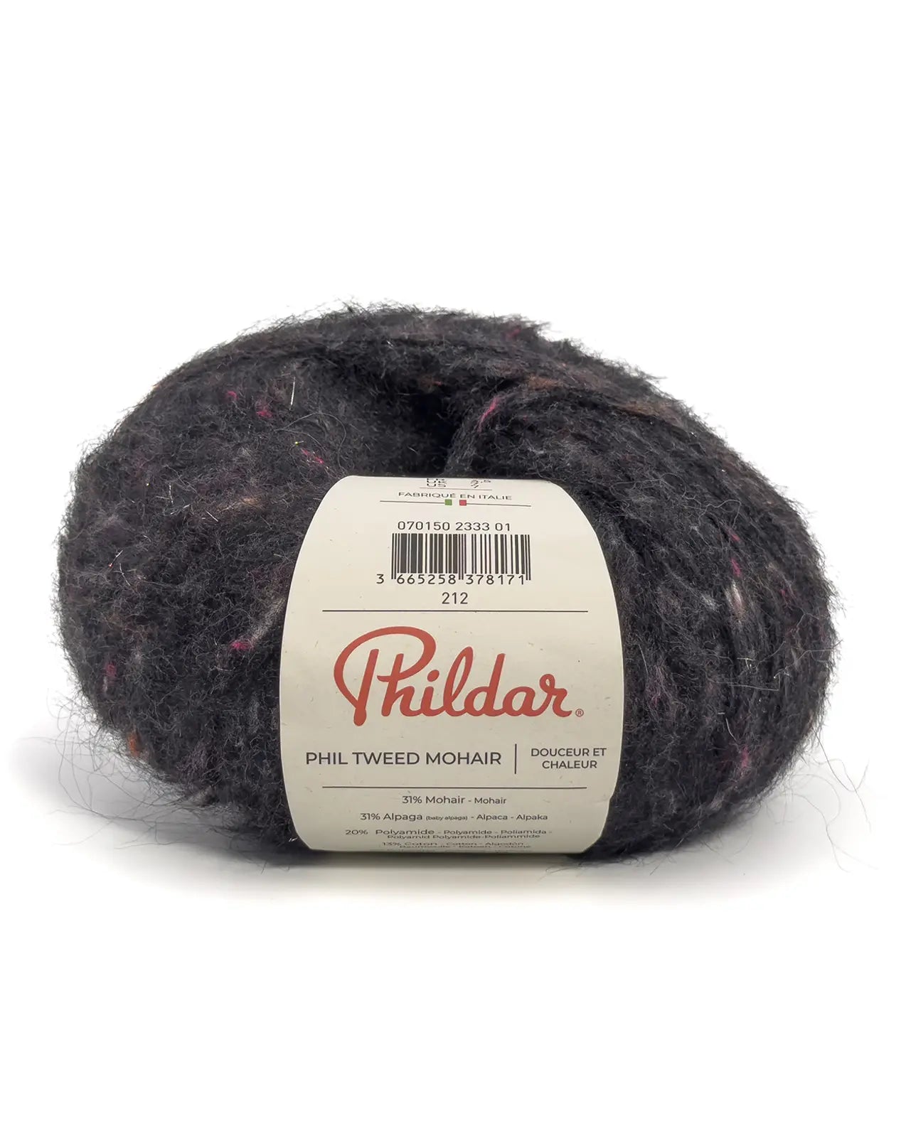 PHILDAR - PHIL TWEED MOHAIR - CARBONE