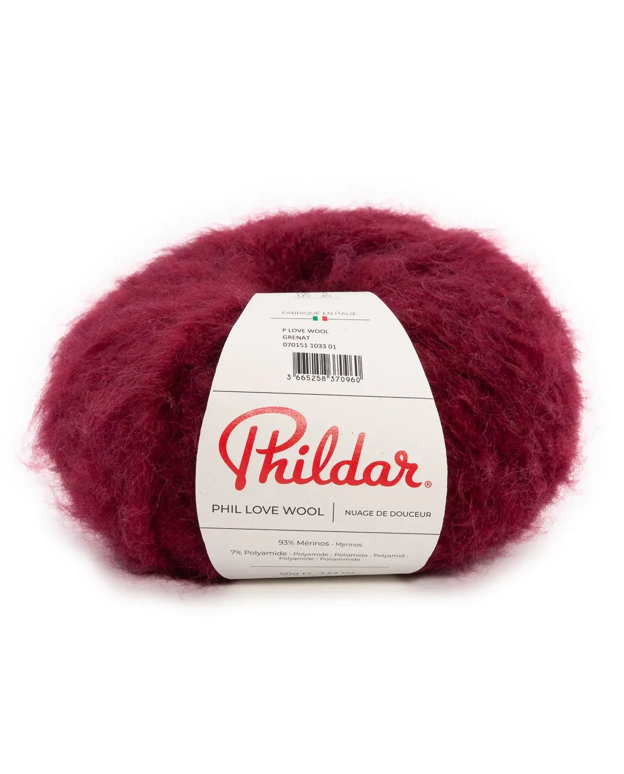 PHILDAR - PHIL LOVE WOOL - GRENAT