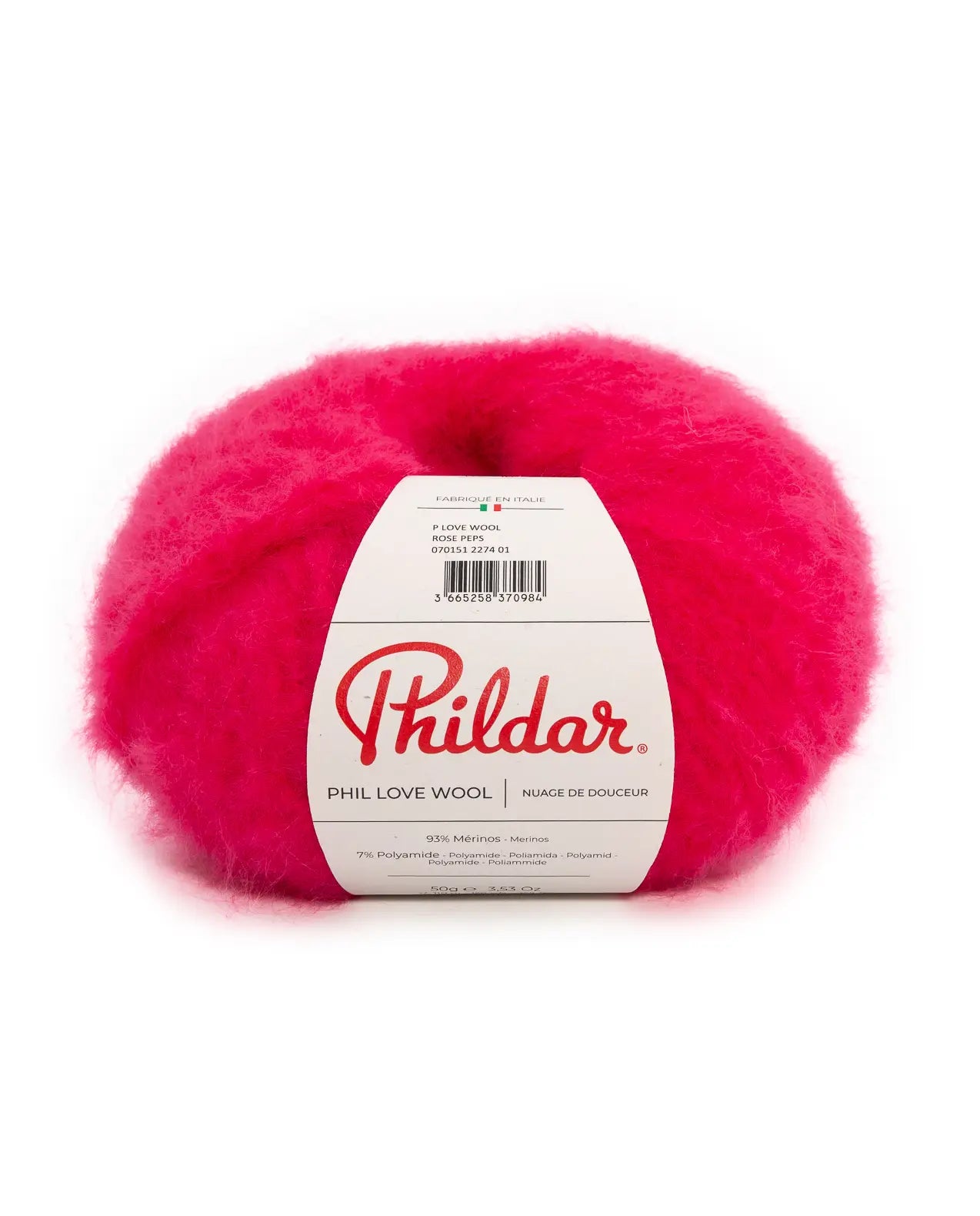 PHILDAR - PHIL LOVE WOOL - ROSE PEPS