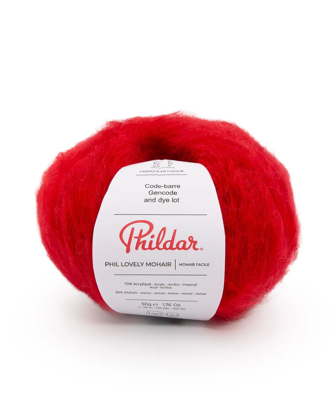 PHILDAR - PHIL LOVELY MOHAIR - ROUGE