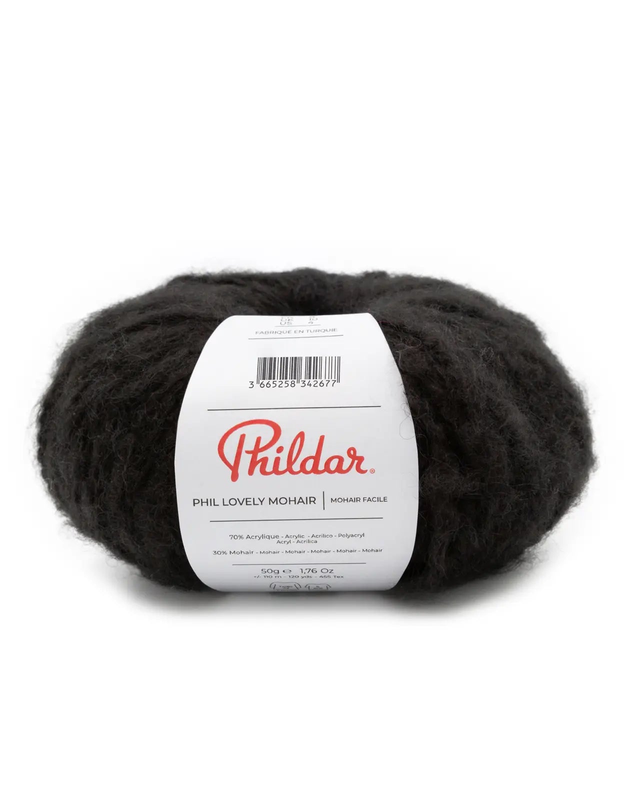 PHILDAR - PHIL LOVELY MOHAIR - NOIR