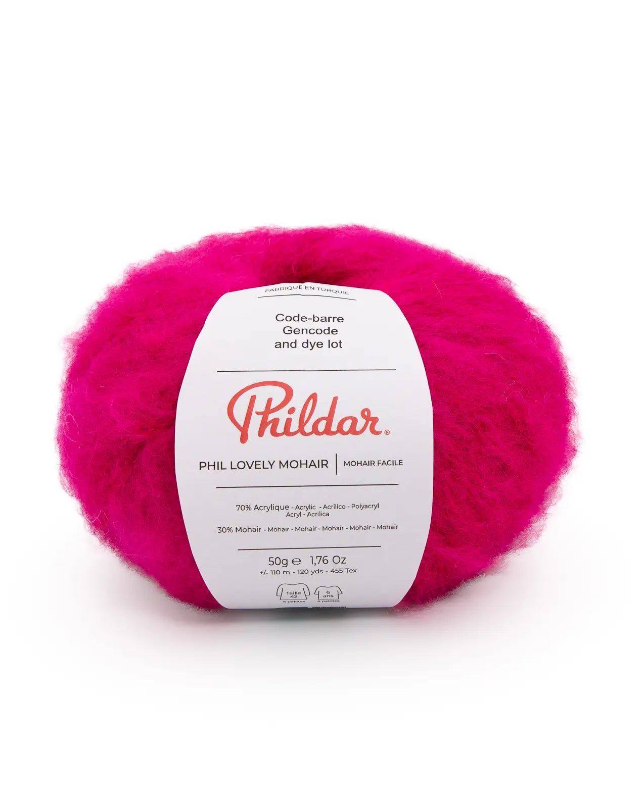 PHILDAR - PHIL LOVELY MOHAIR - MAGENTA