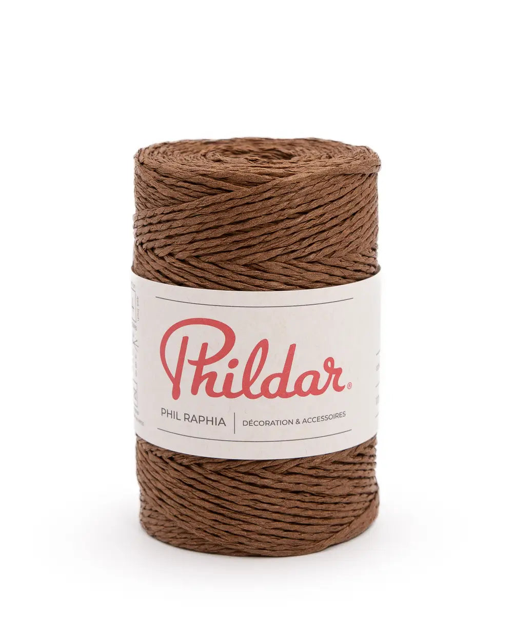 PHILDAR - PHIL RAPHIA - CHOCOLAT