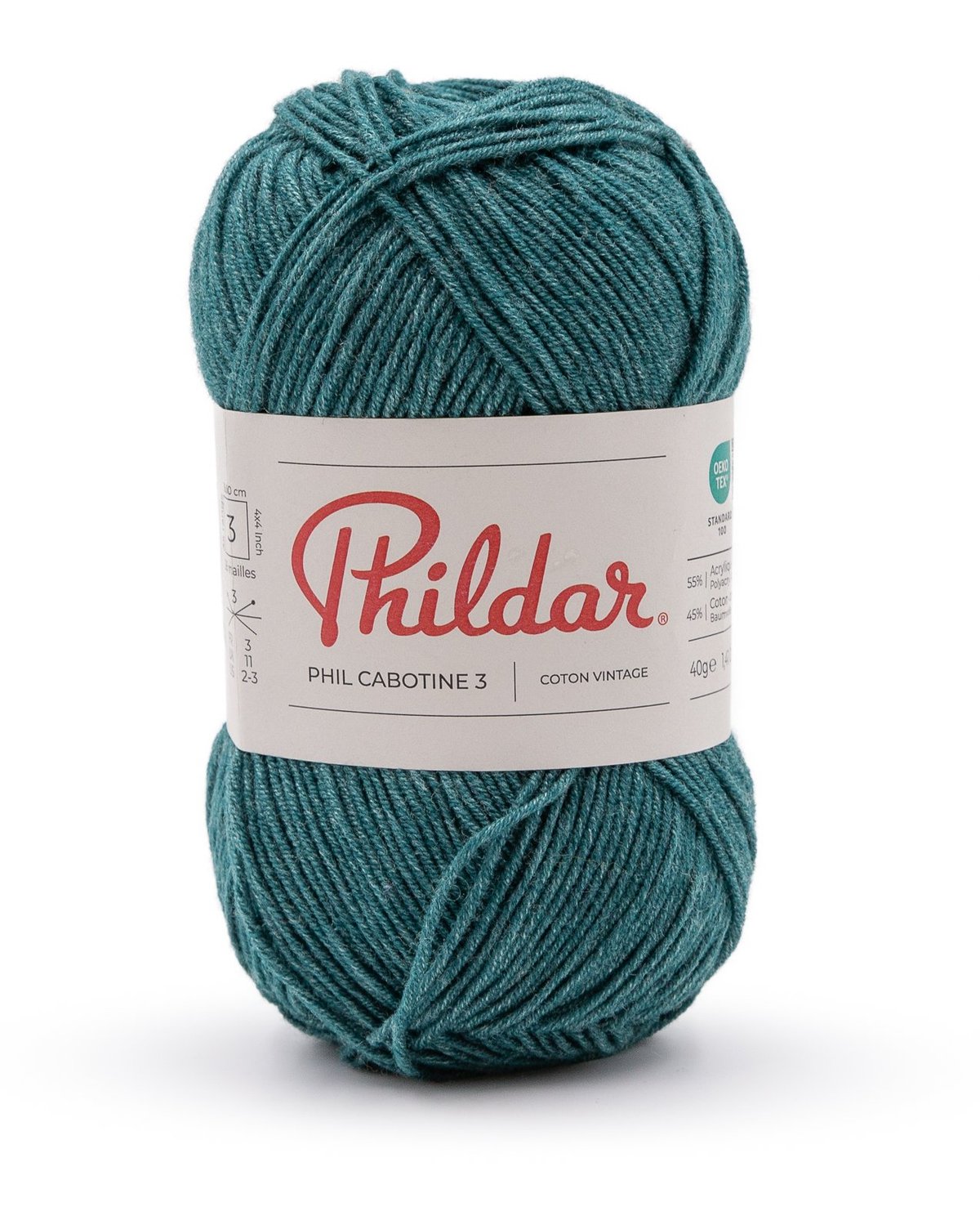 PHILDAR - PHIL CABOTINE 3 - Vert Empire