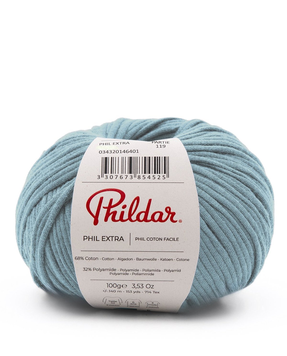 PHILDAR - PHIL EXTRA - BLEU HORIZON