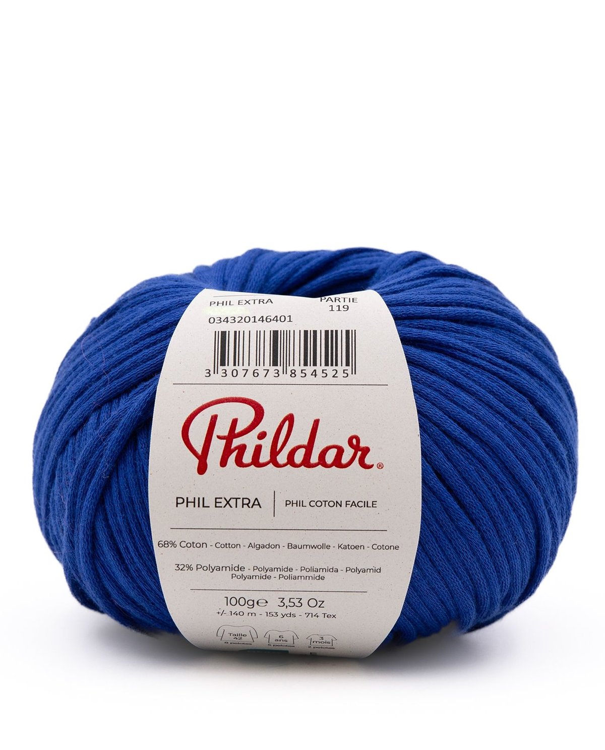 PHILDAR - PHIL EXTRA - BLEU KLEIN