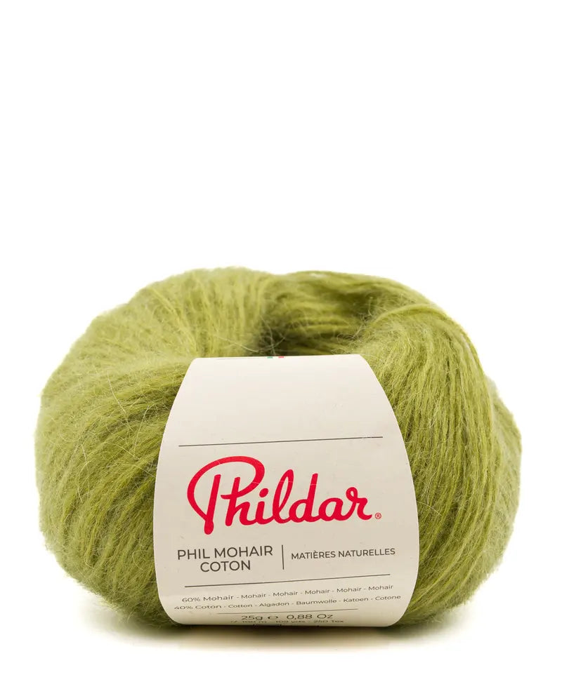 PHILDAR - PHIL MOHAIR COTON - KIWI