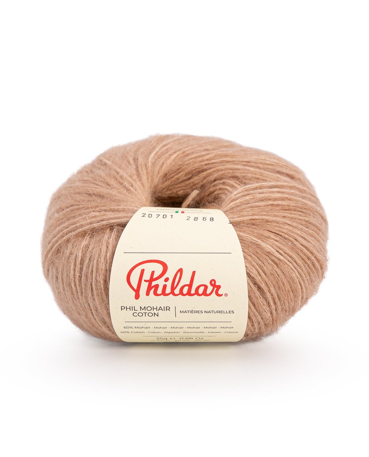 PHILDAR - PHIL MOHAIR COTON - Camel