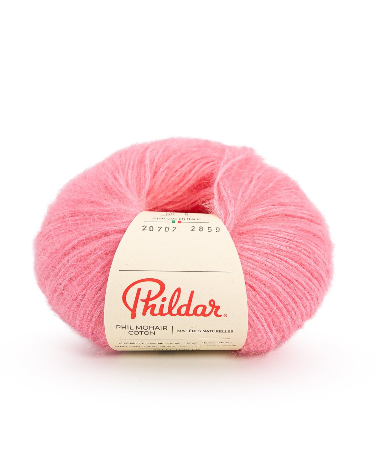 PHILDAR - PHIL MOHAIR COTON - Rose Bonbon