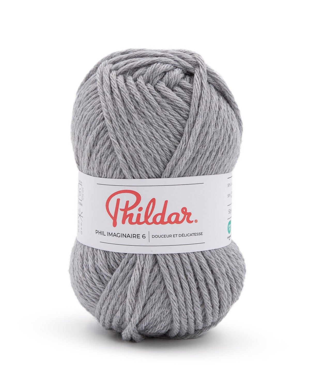 PHILDAR - PHIL IMAGINAIRE 6 - Gris Chiné