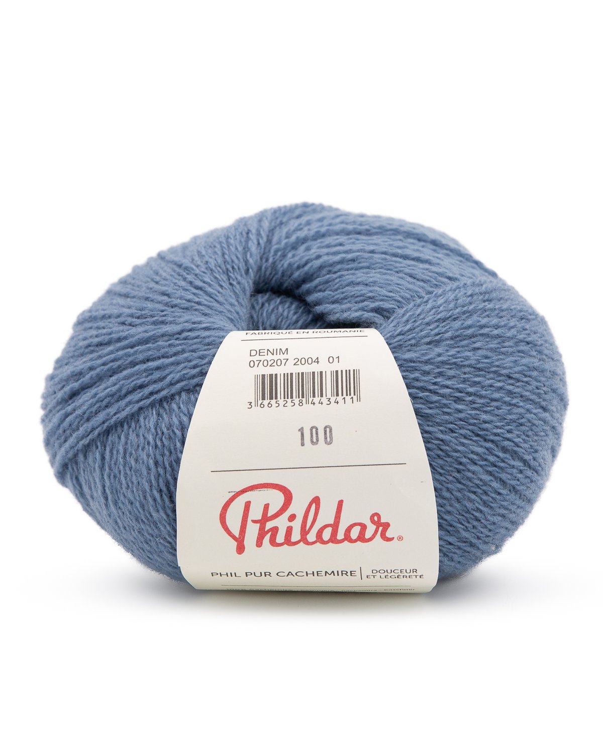PHILDAR - PUR CACHEMIRE - DENIM