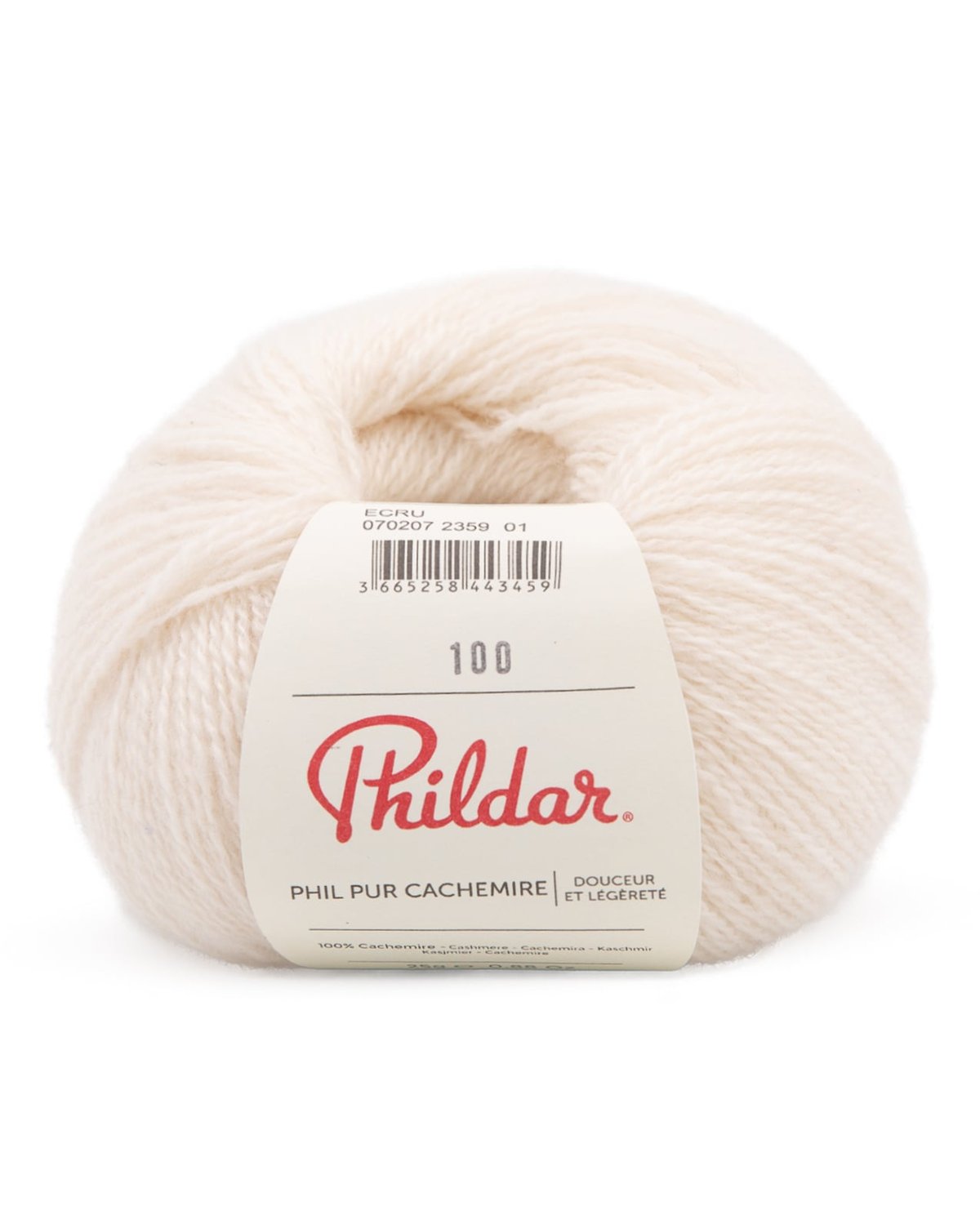 PHILDAR - PUR CACHEMIRE - ECRU